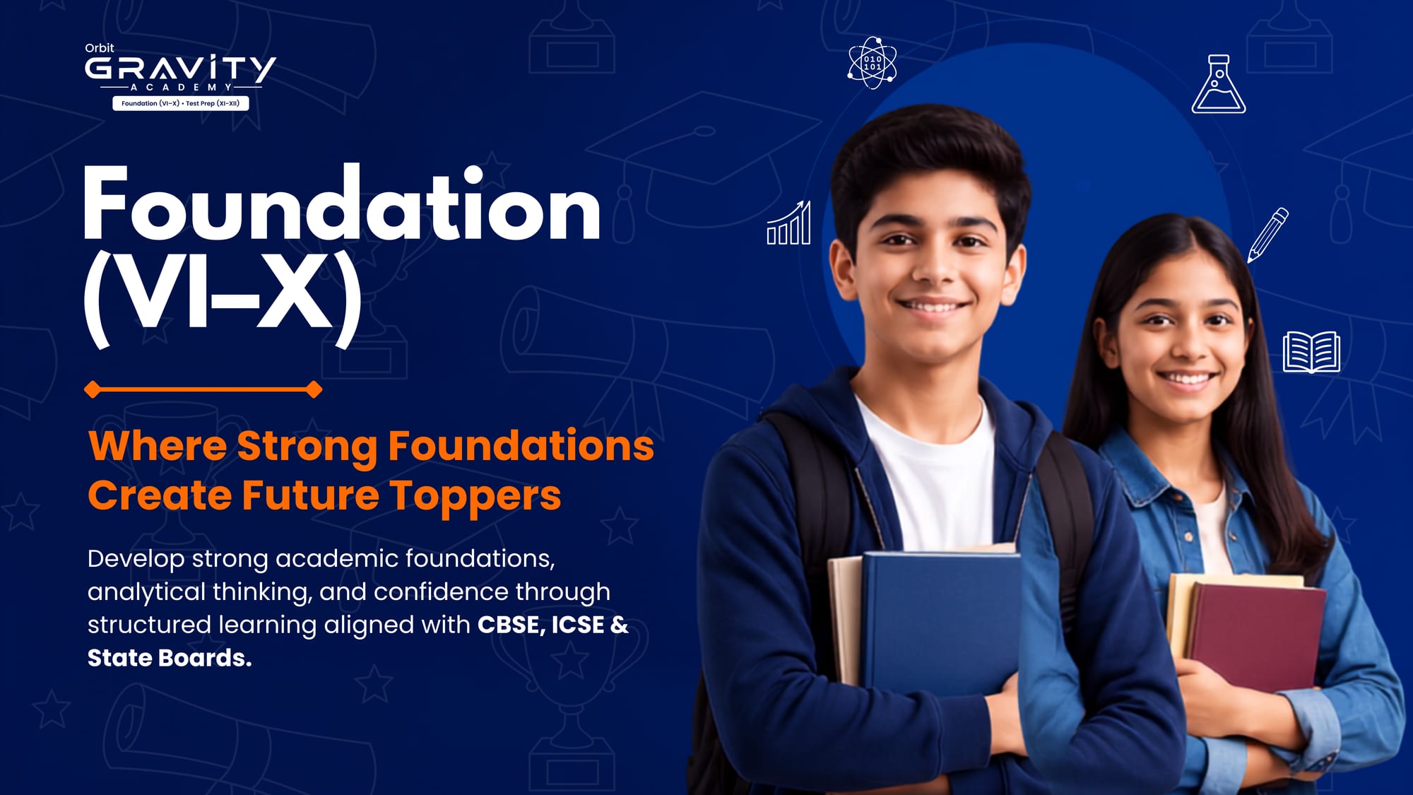 Foundation (VI–X) — where strong foundations create future toppers